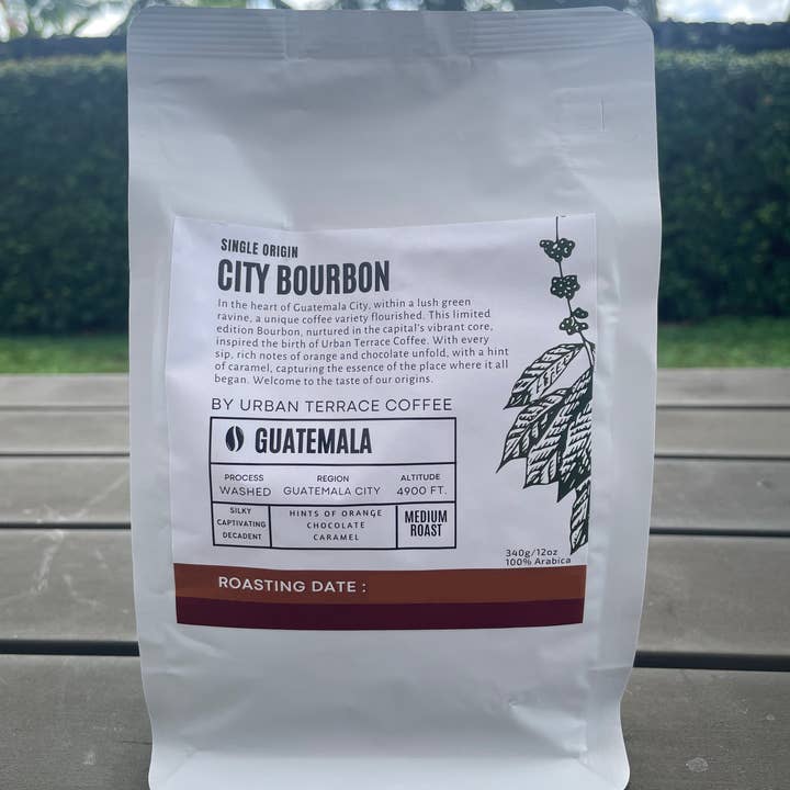 City Bourbon 12oz Medium Roast | Guatemalas specialkaffe för wholesale av Urban Terrace Coffee