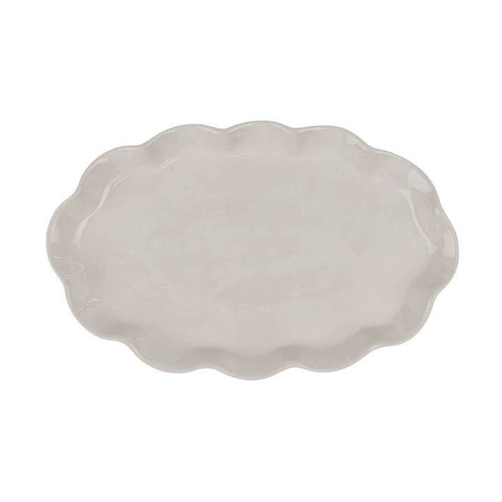 Calypso Scalloped Platter S for wholesale by Indaba Trading