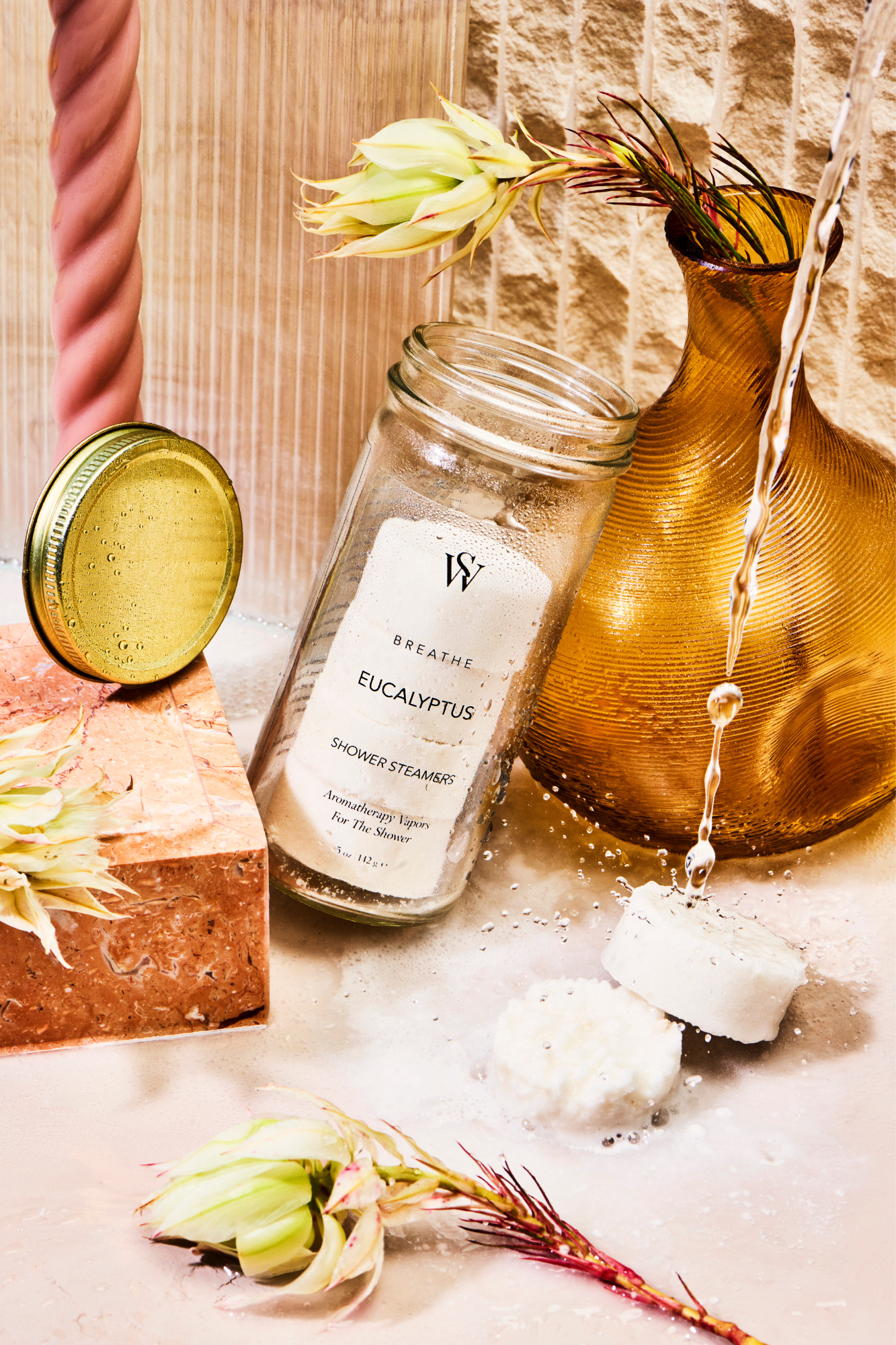 Earth Elements Soapworks - Wholesale Shower Steamer/Bomb - Breathe Shower Steamers2