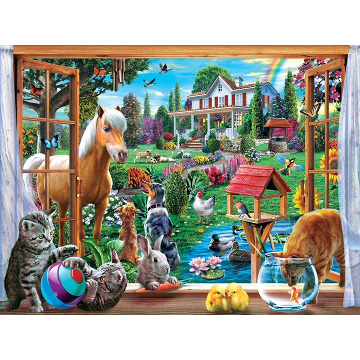 Masterpieces Puzzles - Vente Puzzle – enfant - Family Time - Un aperçu du casse-tête de 400 pièces1