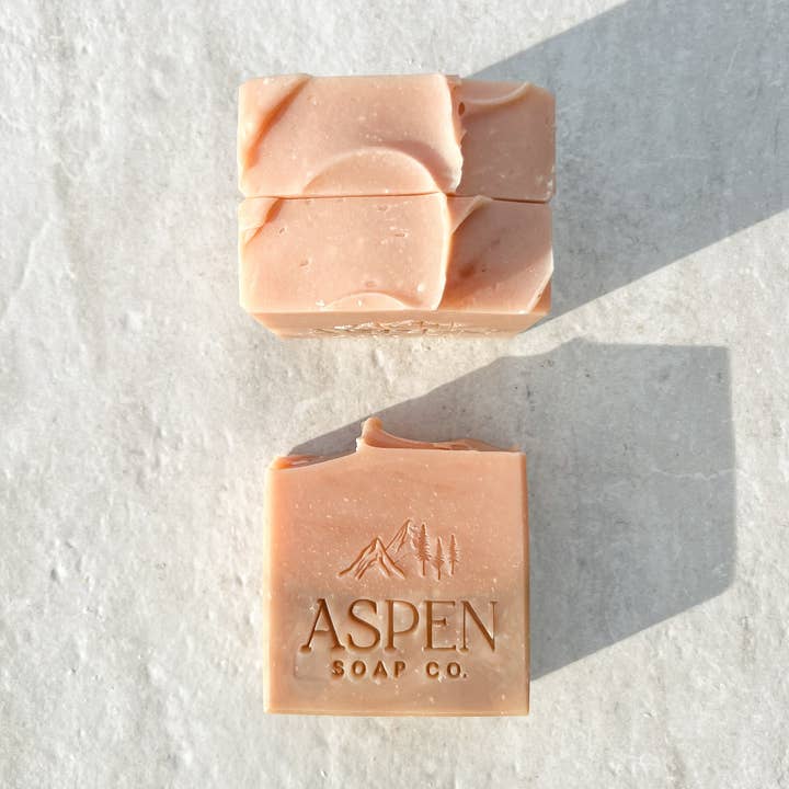 Redstone Spiced Amber & Cedar Bar Soap for wholesale by Aspen Soap Company