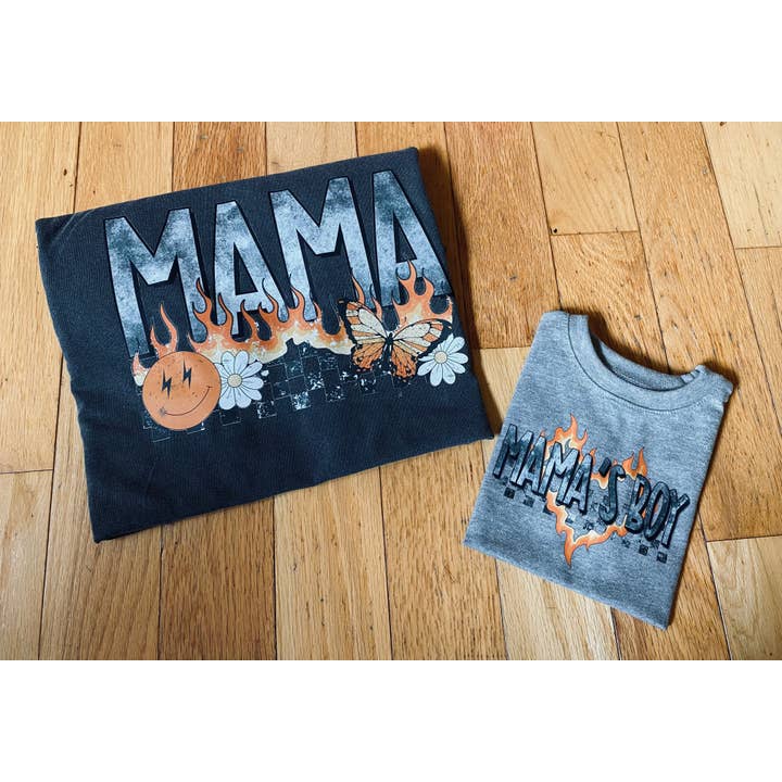Mama & Mama’s Boy T Shirt Set for wholesale by Sand & Sage Designs Co.