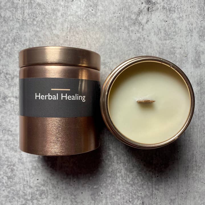 9 oz Herbal Healing (mèche en bois) pour la vente par Reverie Wicks