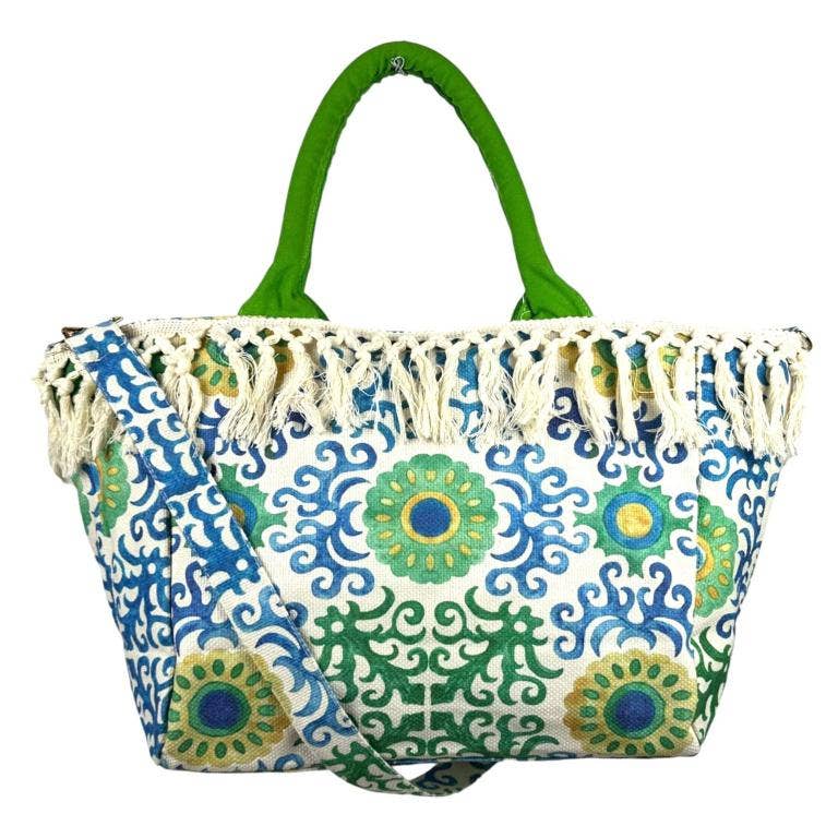 Chenson & Gorett - Wholesale Tote Bag - Women's - Large Canvas Shopper Bag with Beautiful Designs B2B LT111757