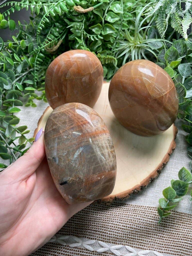 Copper Ashes - Wholesale Spiritual Stone/Crystal - Peach Moonstone Freeform2