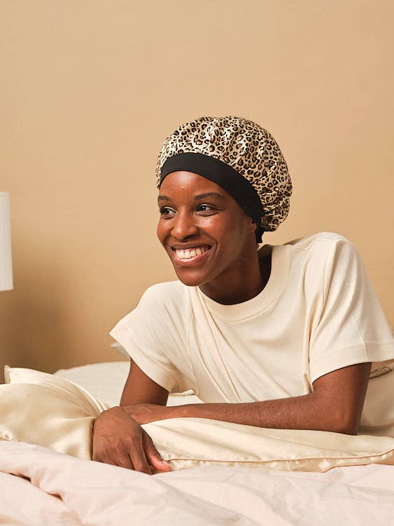 Nattmössa 100% ren siden - Leopard för wholesale av Emily's Pillow