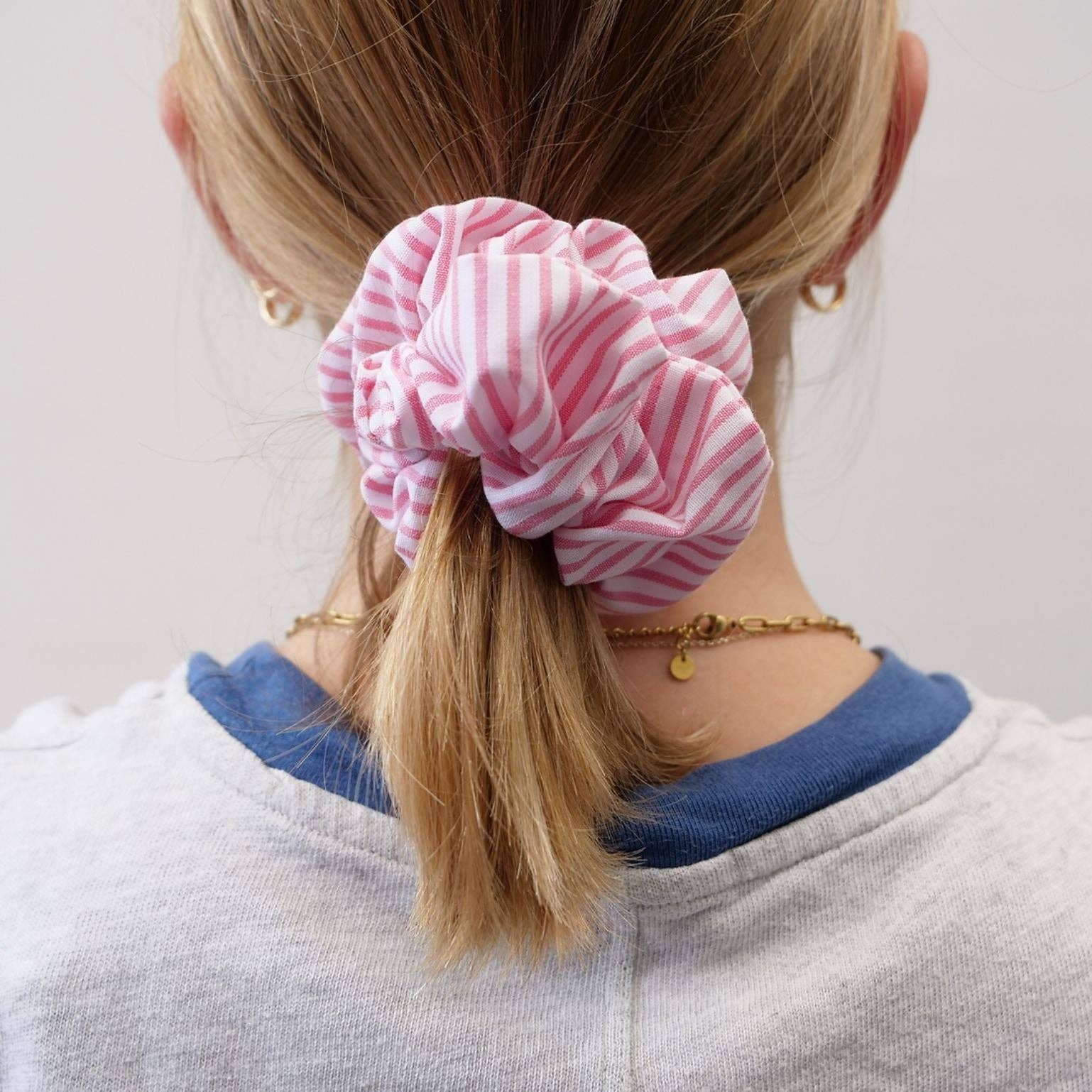 Maison Causettes - Wholesale Hair Bow - Women's - Chouchou Maëlys with Stripes2