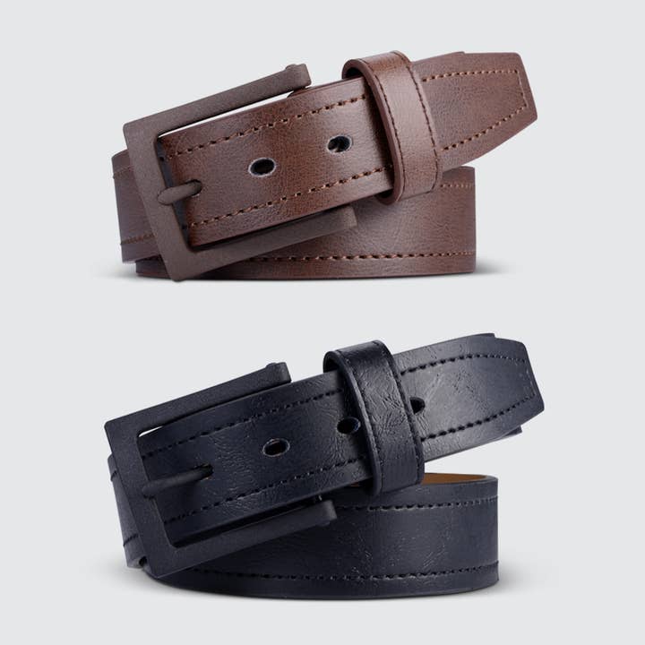 Solid Casual Prong Belt for wholesale by Mio Marino