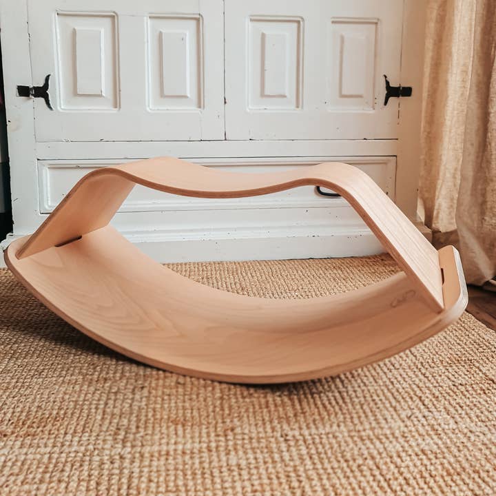 Rocking Stool & Perfect Arc Balance Board for wholesale by Curve Lab