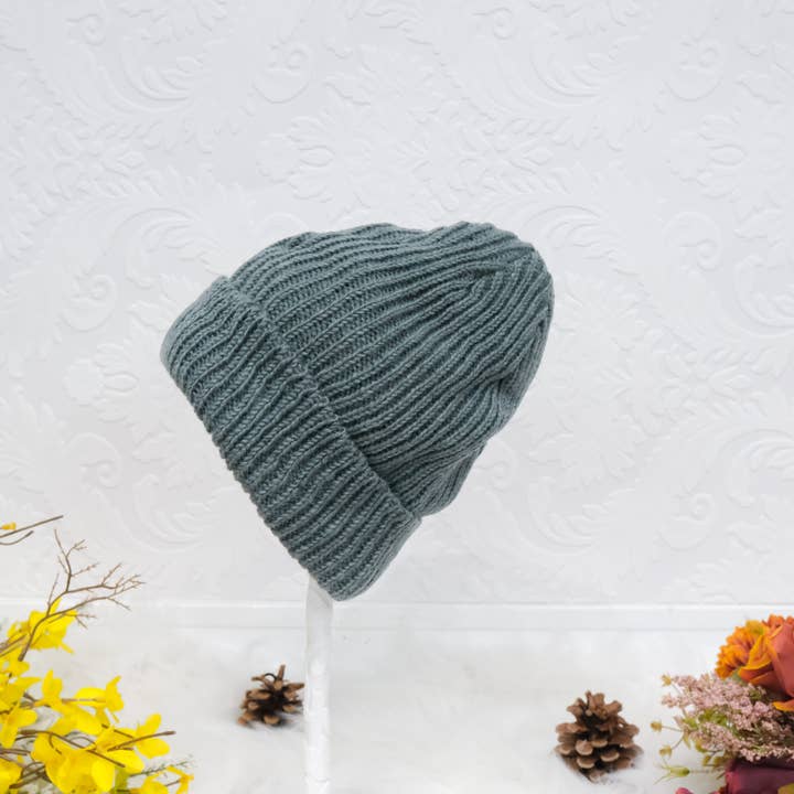 Karma Nepal Crafts - Wholesale Beanie – Unisex - Wool Unisex Beanie with Fleece Lining2