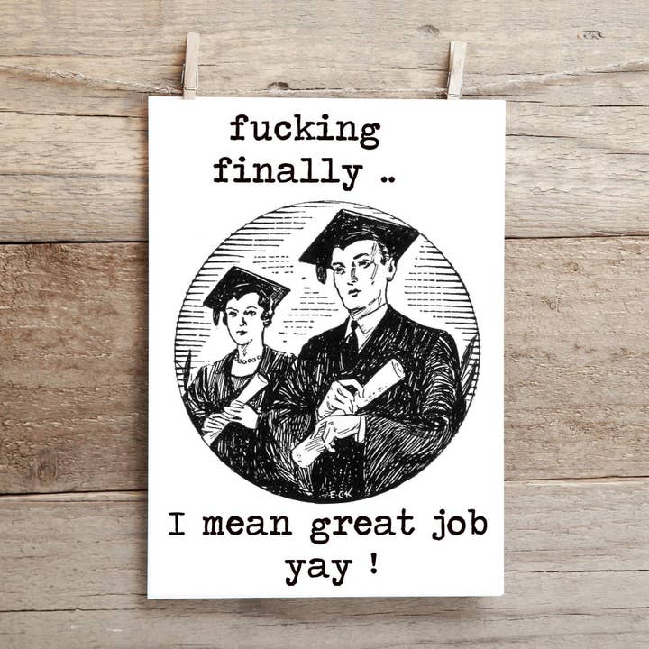 Por fim, quero dizer um ótimo trabalho! Yay! .. Engraçado, Inappr por atacado de Cleverish Co