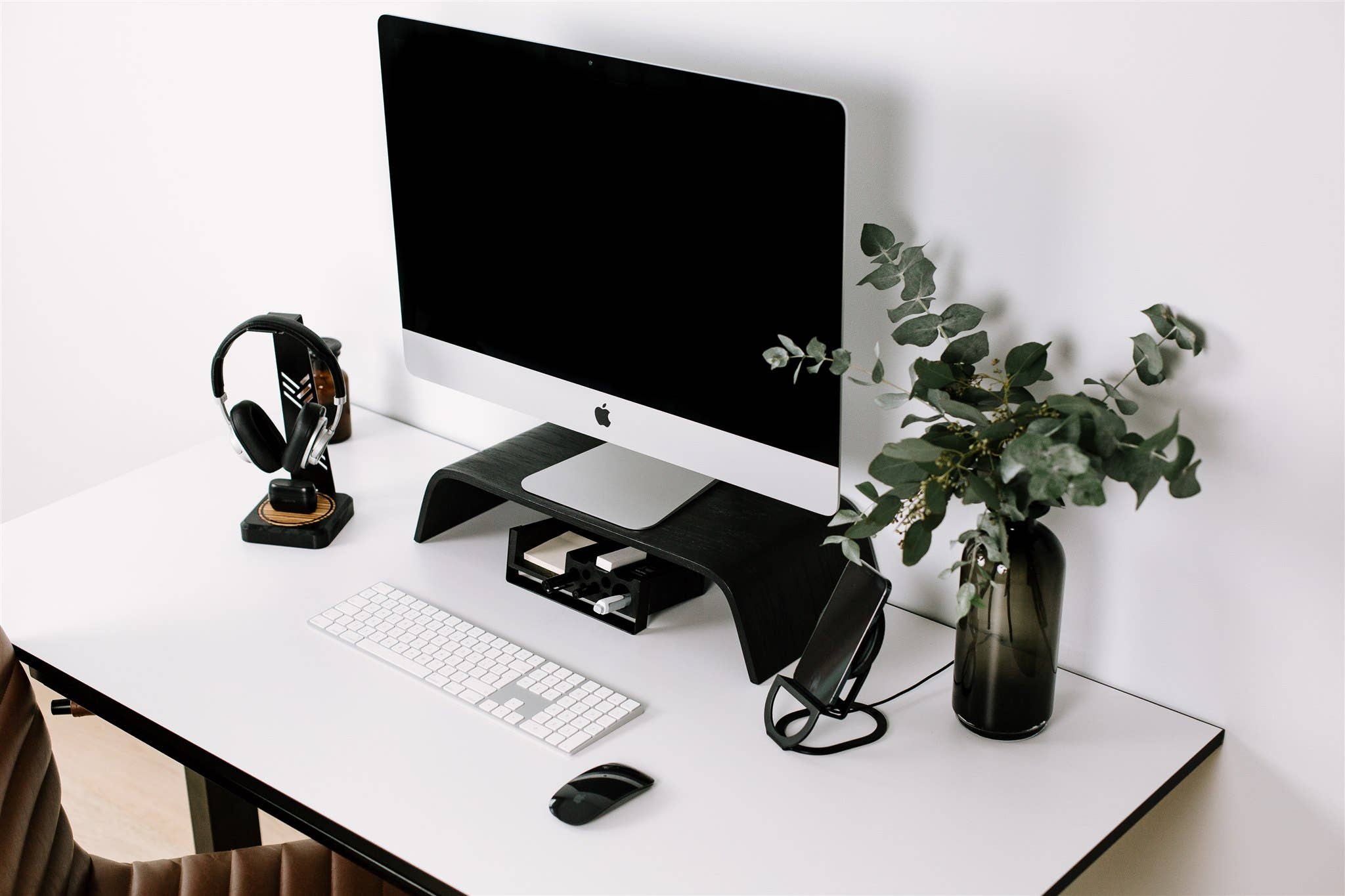 Halostands - Wholesale Desk Riser - Wood Monitor Stand, Monitor Riser, Desk Shelf, Home Office1