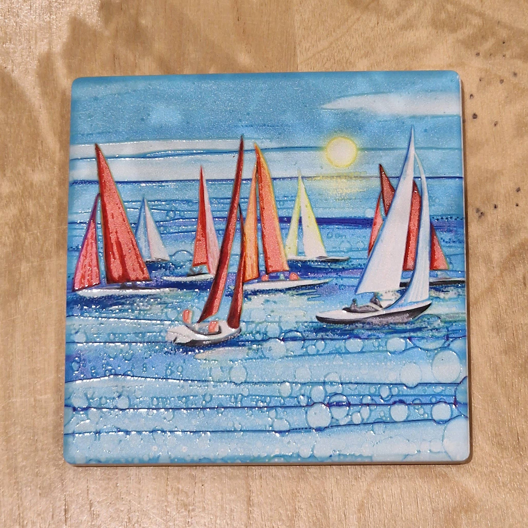 By Jo Crafts – wholesale Coasters – 91-C BTS Regatta Coaster10