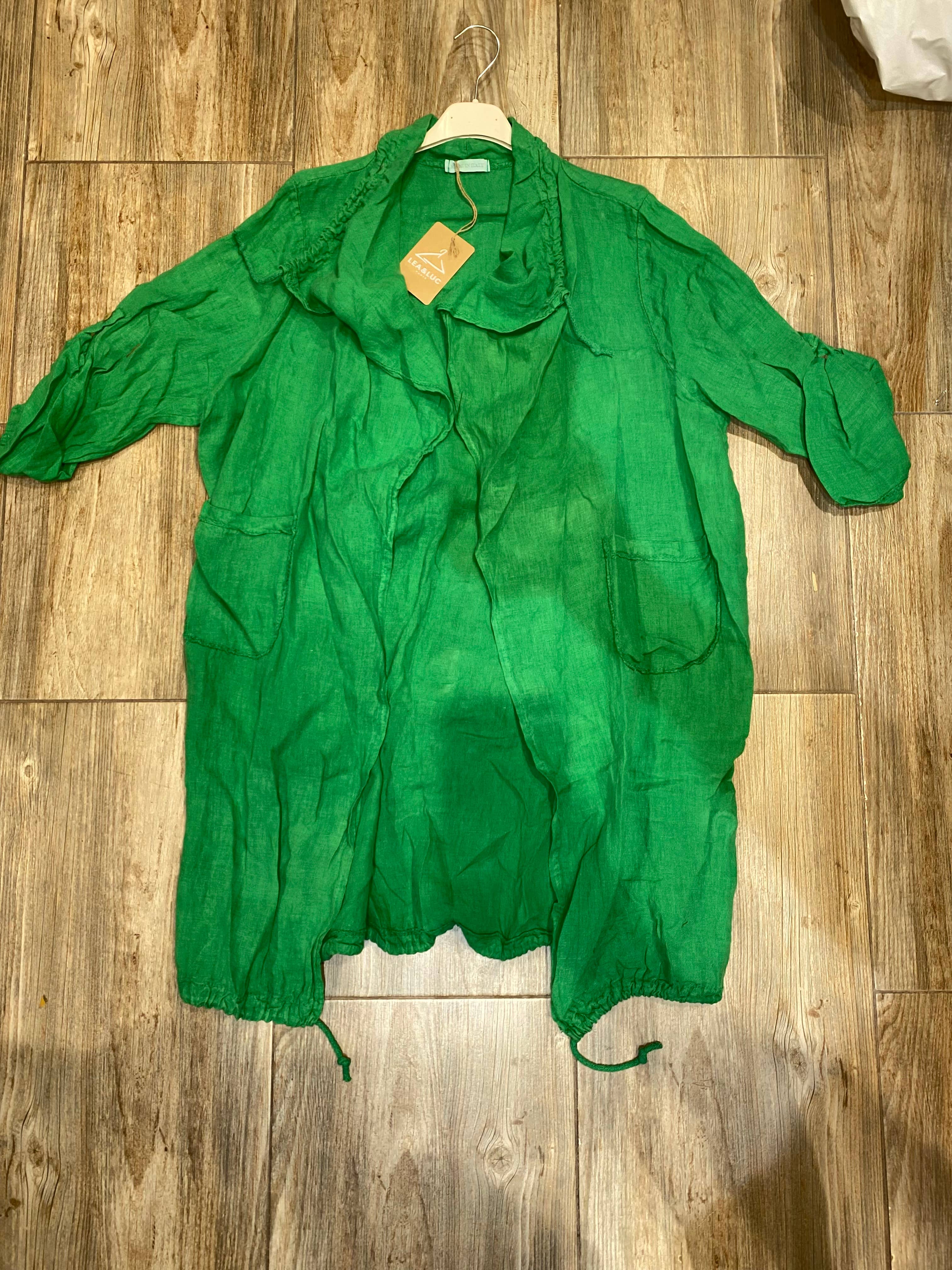 LÉA & LUC - Wholesale Outerwear Vest - Women's - 100% Linen Vest REF. 967930