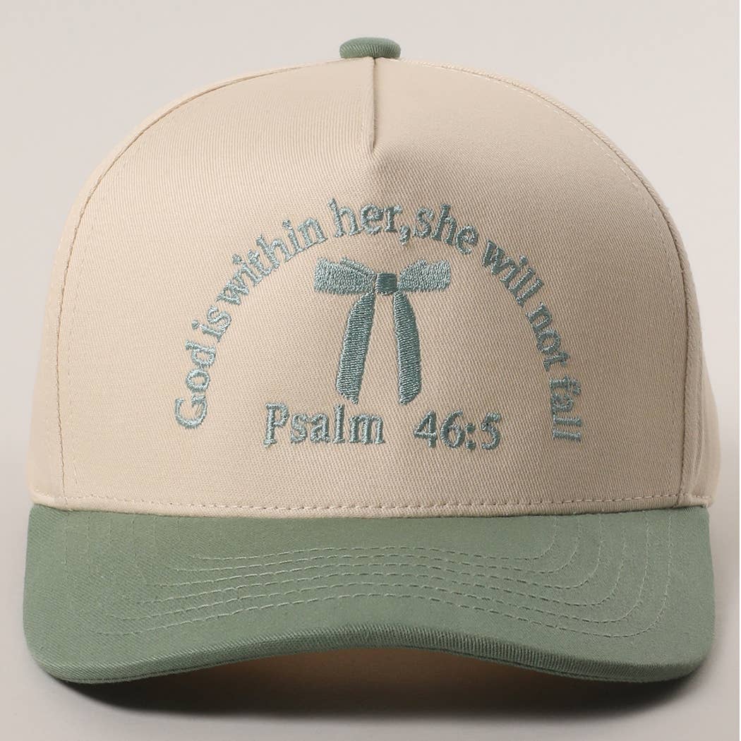Fashion City - Wholesale Trucker Hat - Women's - Psalm 46-5 Ribbon Embroidered Trucker Hat5