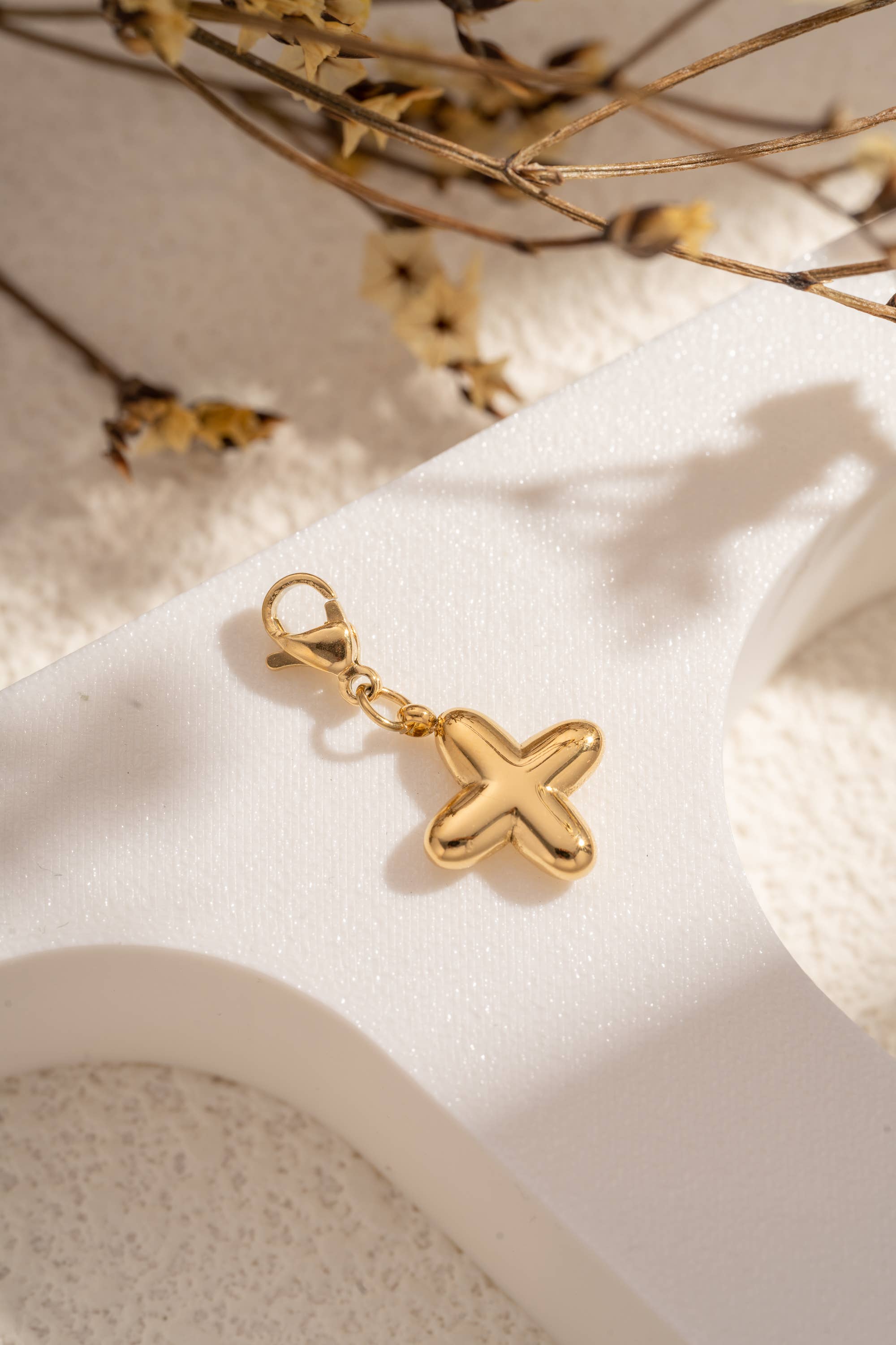 COSMOS - Vente Breloques/médailles personnalisées - Lot 26 Lettres Alphabet Acier Inoxydable Personnalisable27