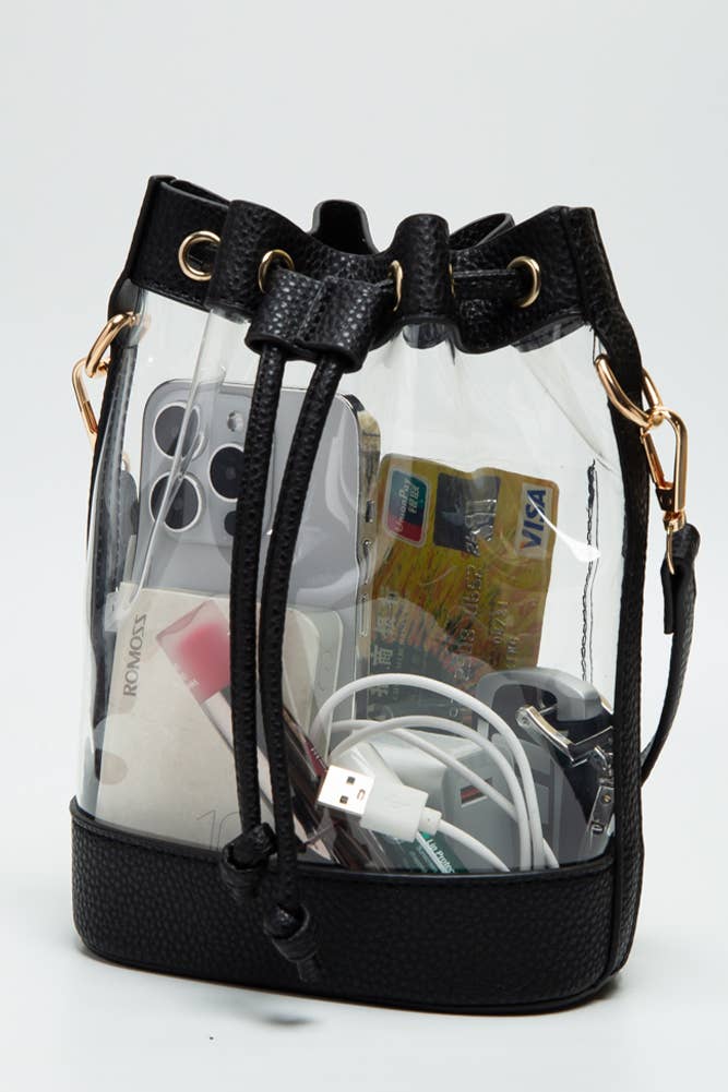 Hana – wholesale Crossbody bag – Women's – Clear Crossbody Stadium Bucket Bag22