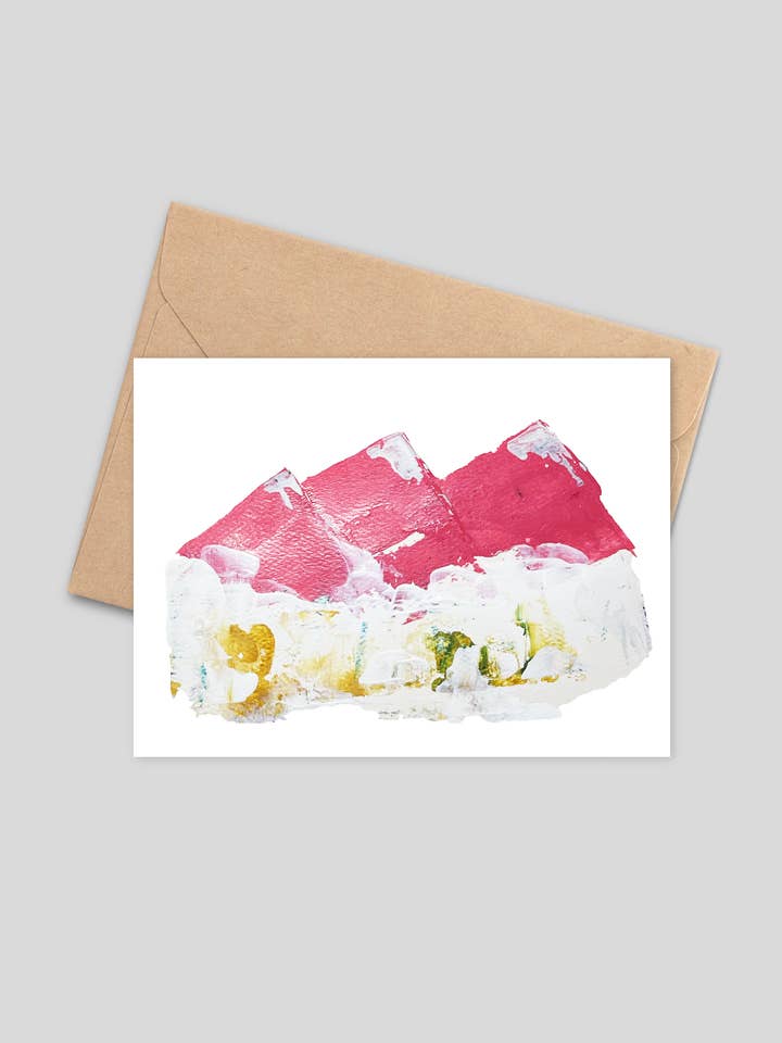 CARTE DE VOEUX DE MONTAGNE SAUVAGE pour la vente par Kelly U Fine Art Studio