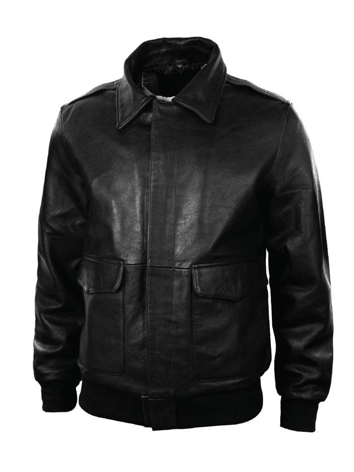 AV-4006 Aviator Attitude Leather Jacket for Men AV/4006 for wholesale by Fazons