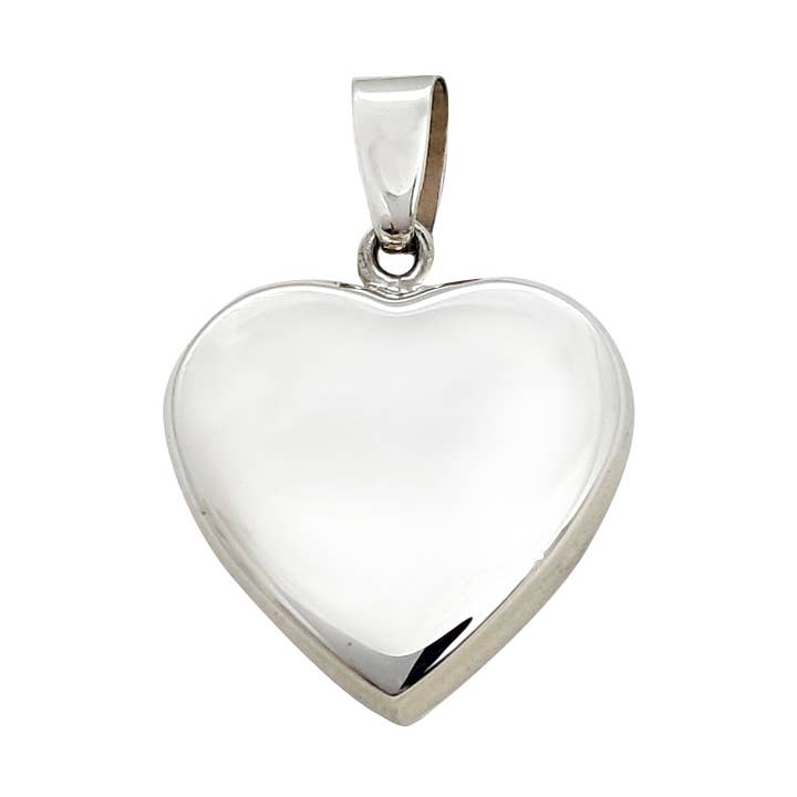 18 mm Hjerte Plain for engroshandel hos CLANDELA