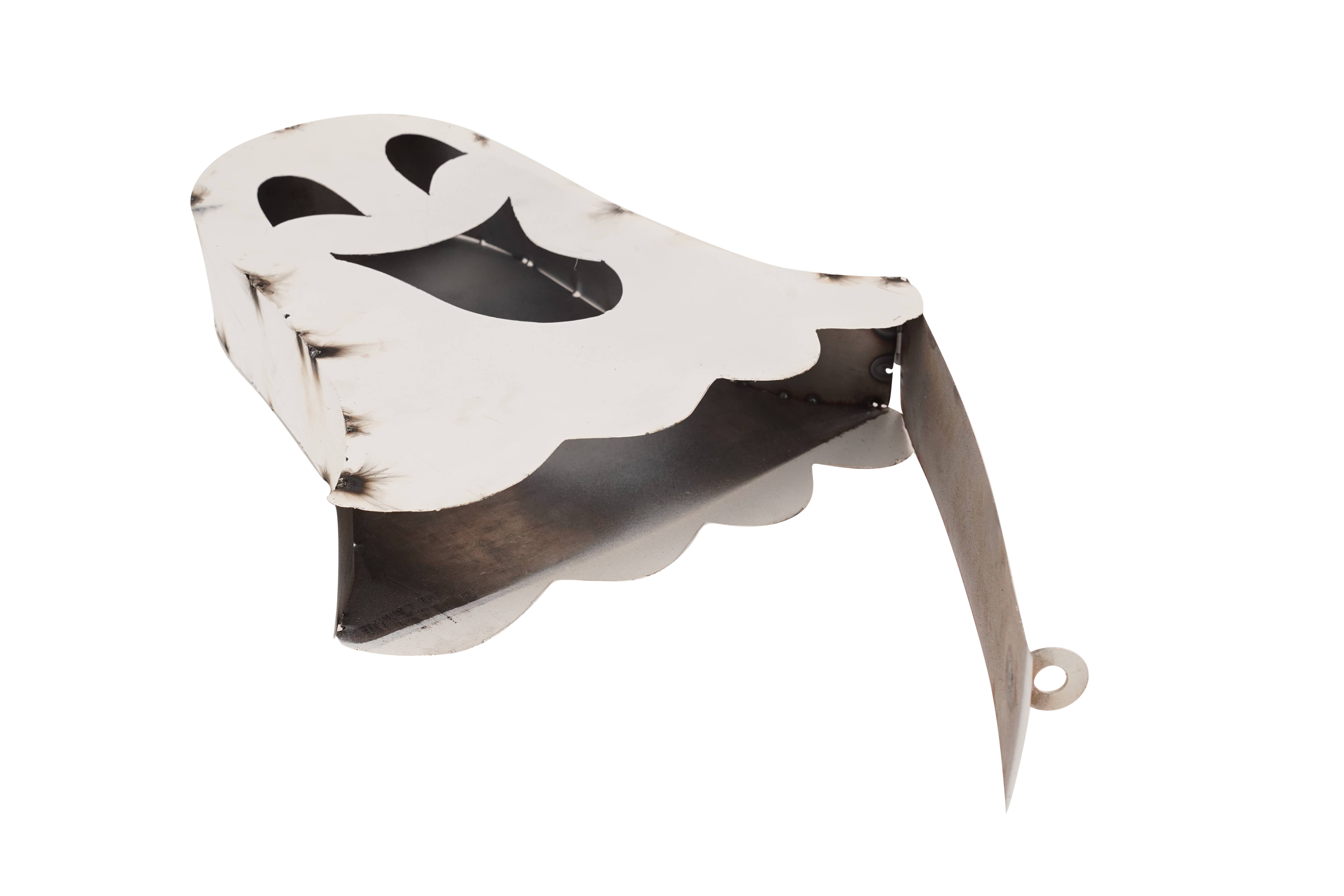 My Amigos Imports - Wholesale Outdoor Ornament/Decor - Halloween White Ghosts-Set 3-Metal-Garden-Nesting-White-$643