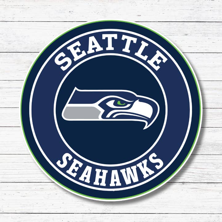 Seahawks- NFL Team Stickers/Magnet for wholesale by Oily Graphic Creations