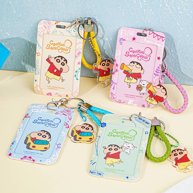 K-Wonderland - Wholesale Photo Album - Crayon Shin Chan Photo Card Holder Album key Ring Bag Charm1