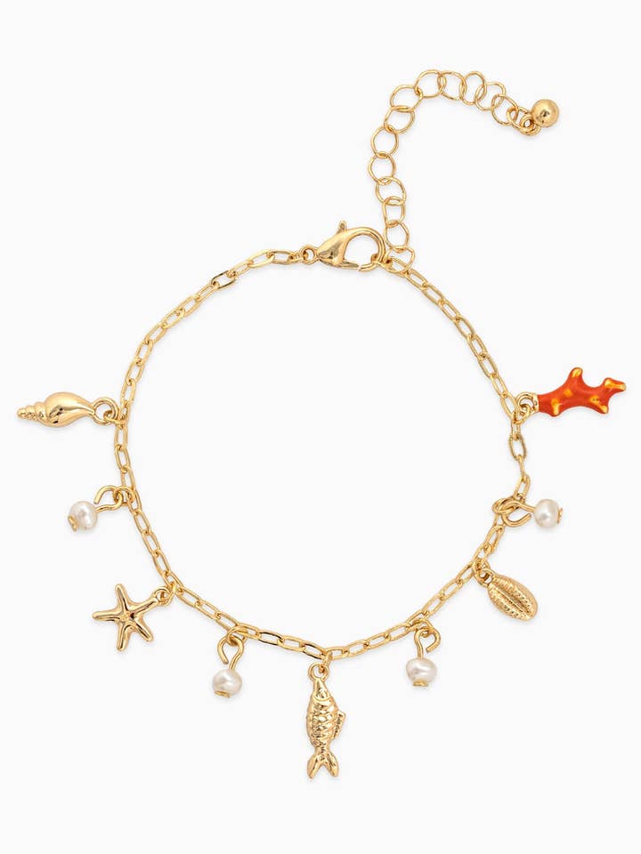 Sea Life Acrylic Color Charm Bracelet for wholesale by Sessori