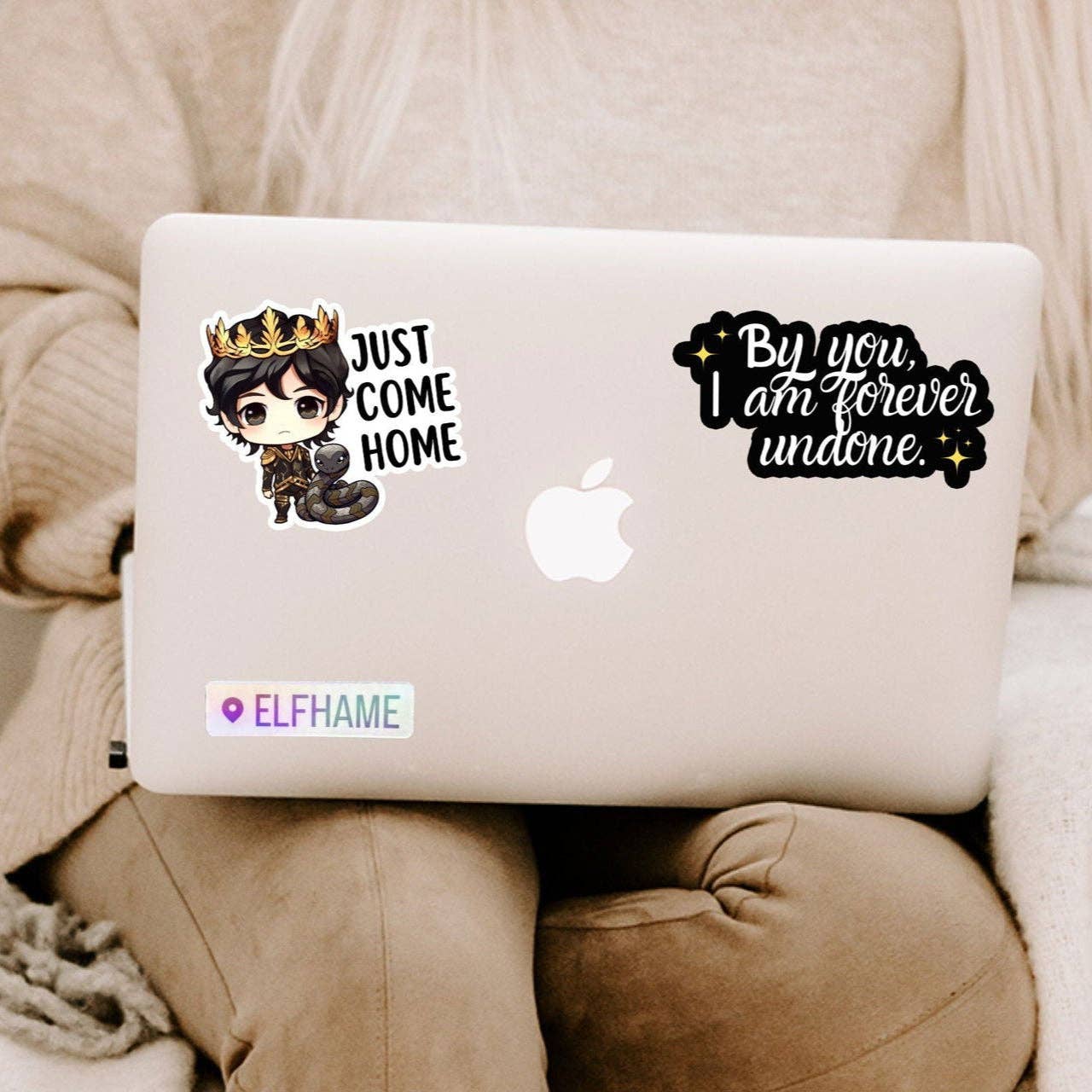 Bookish Queen - Vente Autocollant - Autocollant de Cardan Greenbriar, Prince Cruel - Par toi, je suis à jamais défait.2