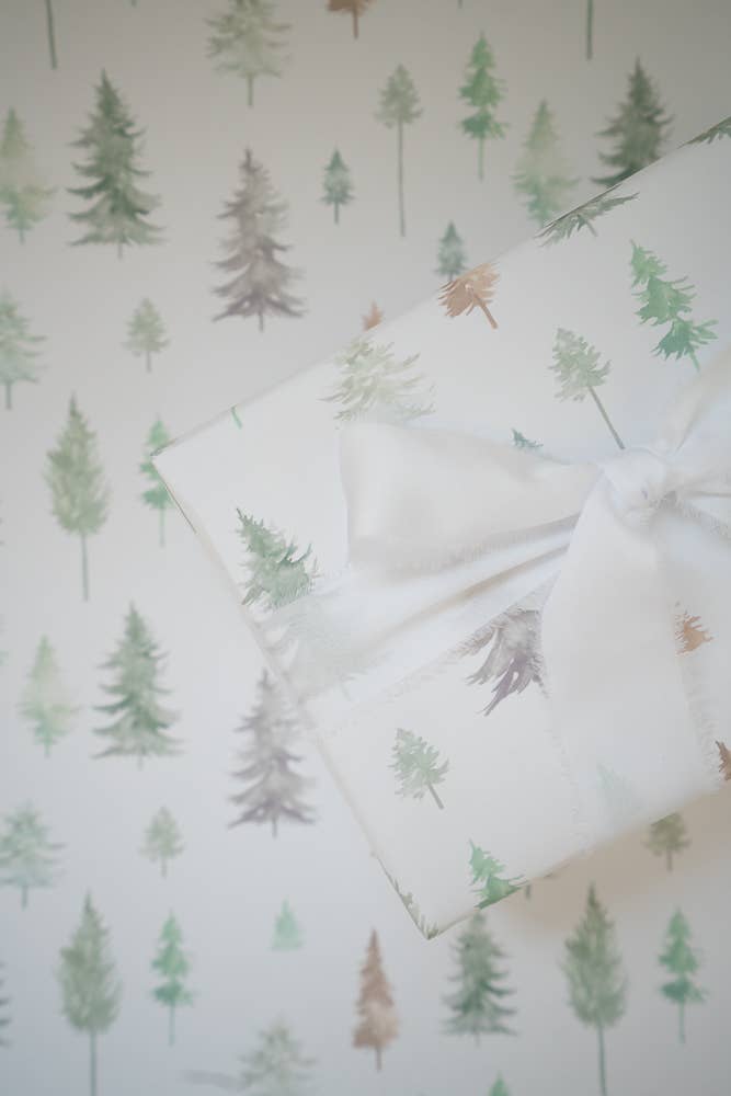 Lana's Shop - Wholesale Wrapping Paper Roll - Peaceful Forest Gift Wrap Roll4