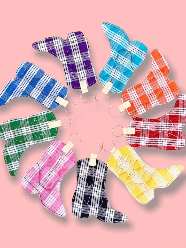 Paniolo Cowboy Palaka Embroidered Novelty Keychain for wholesale by Crystal rose label