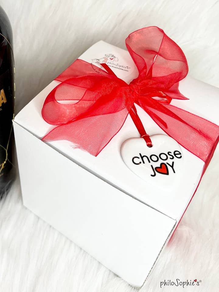 Choose Joy philoSophie's Tag, Ornament, Heart, Tag, gift for wholesale by philoSophie's Stationery & Gifts
