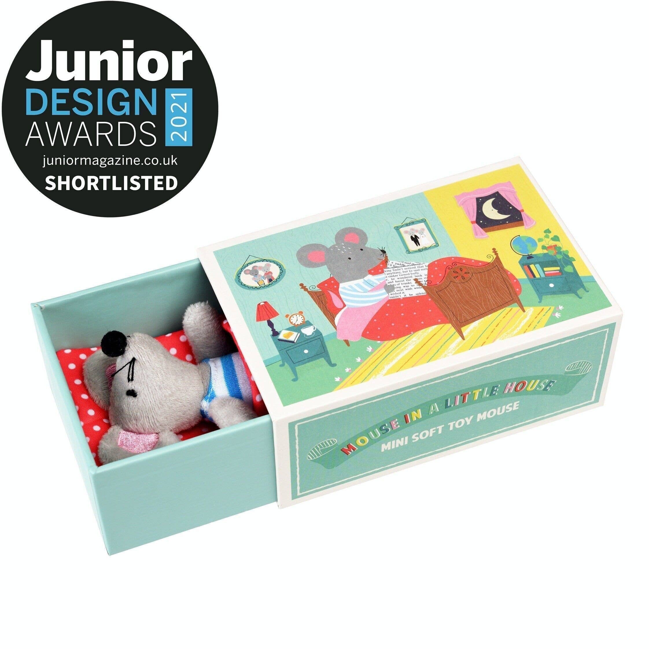 Rex B2B - UK - Vente Peluche – enfant et bébé - Souris dans une petite maison peluche.1