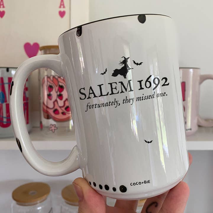 Salem 1692 - Halloween Mug, Witchy Vibes, Salem Witch for wholesale by coco+bie designs