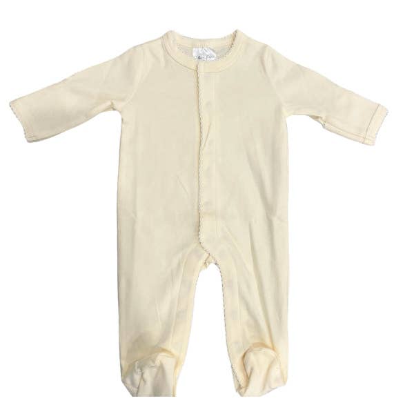 Southern Proper Blanks - Wholesale Jumpsuit - Baby - Footies - Picot Trim