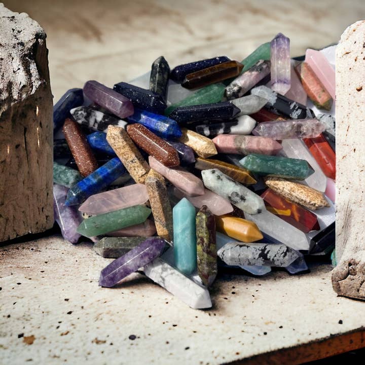 Wax Apothecary - Wholesale Spiritual Stone/Crystal - Assortment of Crystal & Gemstone Points : Double Terminated