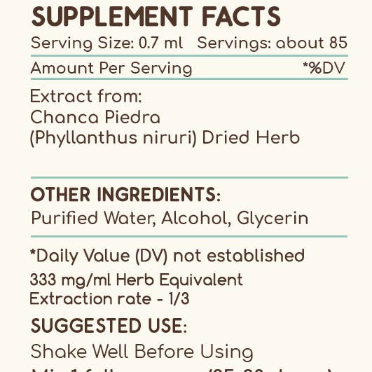 HerbEra - Wholesale Tincture - Chanca Piedra Tincture5