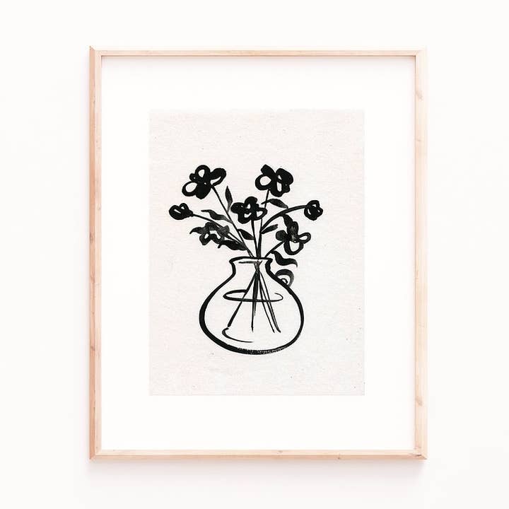 Floral Arrangment I Art Print for wholesale by Sabina Fenn