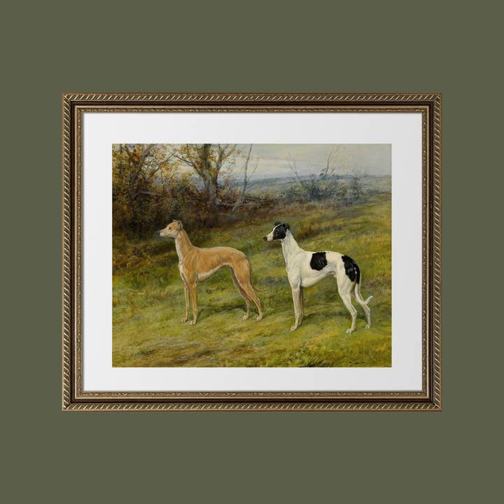 Sea to Skye - Wholesale Art Print - Greyhounds in Wales Antique Art Print5