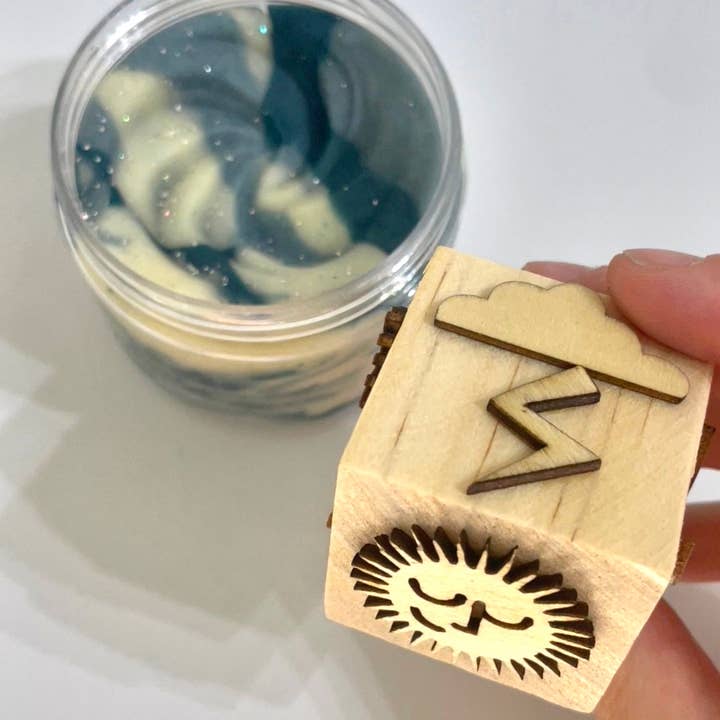 Tampa Bay Play - Wholesale Wood Toy - Kids - Wooden Play Dough Block Stamp7