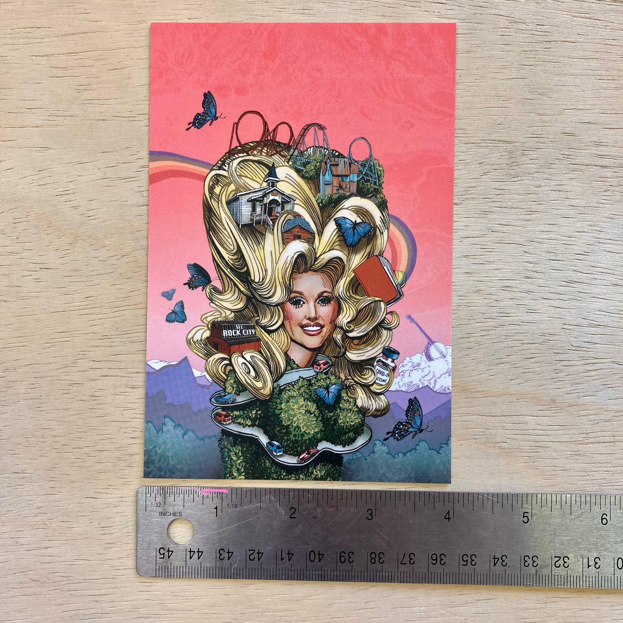 Esther Sketch - Wholesale Postcard - Dolly 4x6 Postcard2