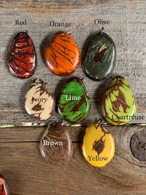 Veronica Riley Martens - Wholesale Pendant/Charm Necklace - Long Necklace With Tagua Pendant0