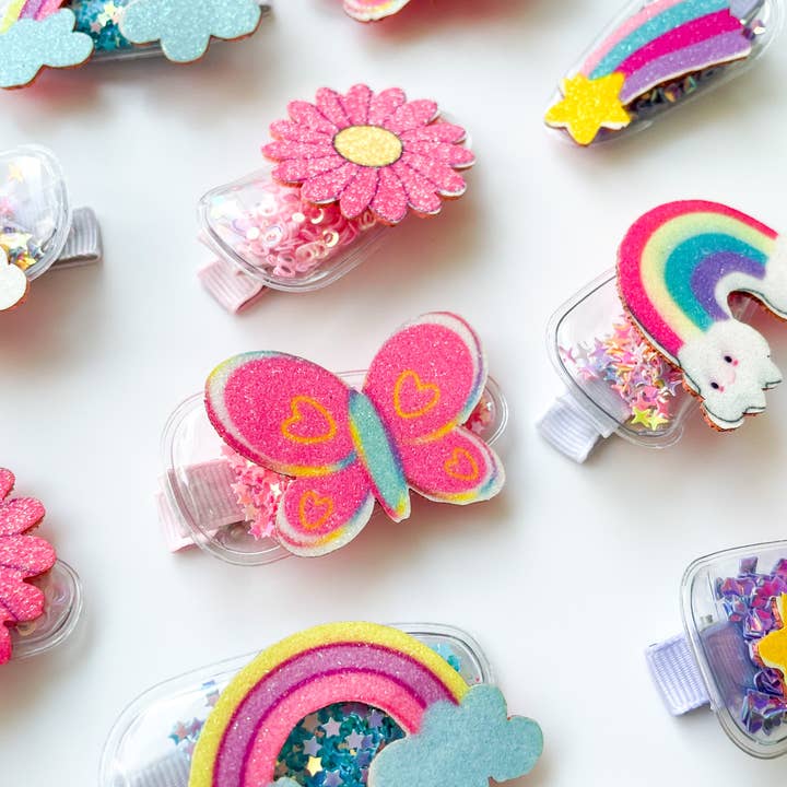 Shaker Hårspænder - Glitter Series for engroshandel hos Shantiques Mini Creations