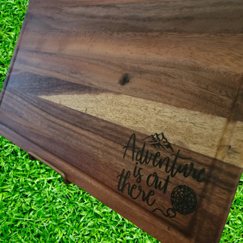 Karmic Creations - Vente Planche à découper - Planche à découper en noyer. Bloc de découpe de cuisine.8