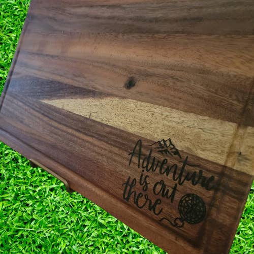 Karmic Creations - Vente Planche à découper - Planche à découper en noyer. Bloc de découpe de cuisine.8