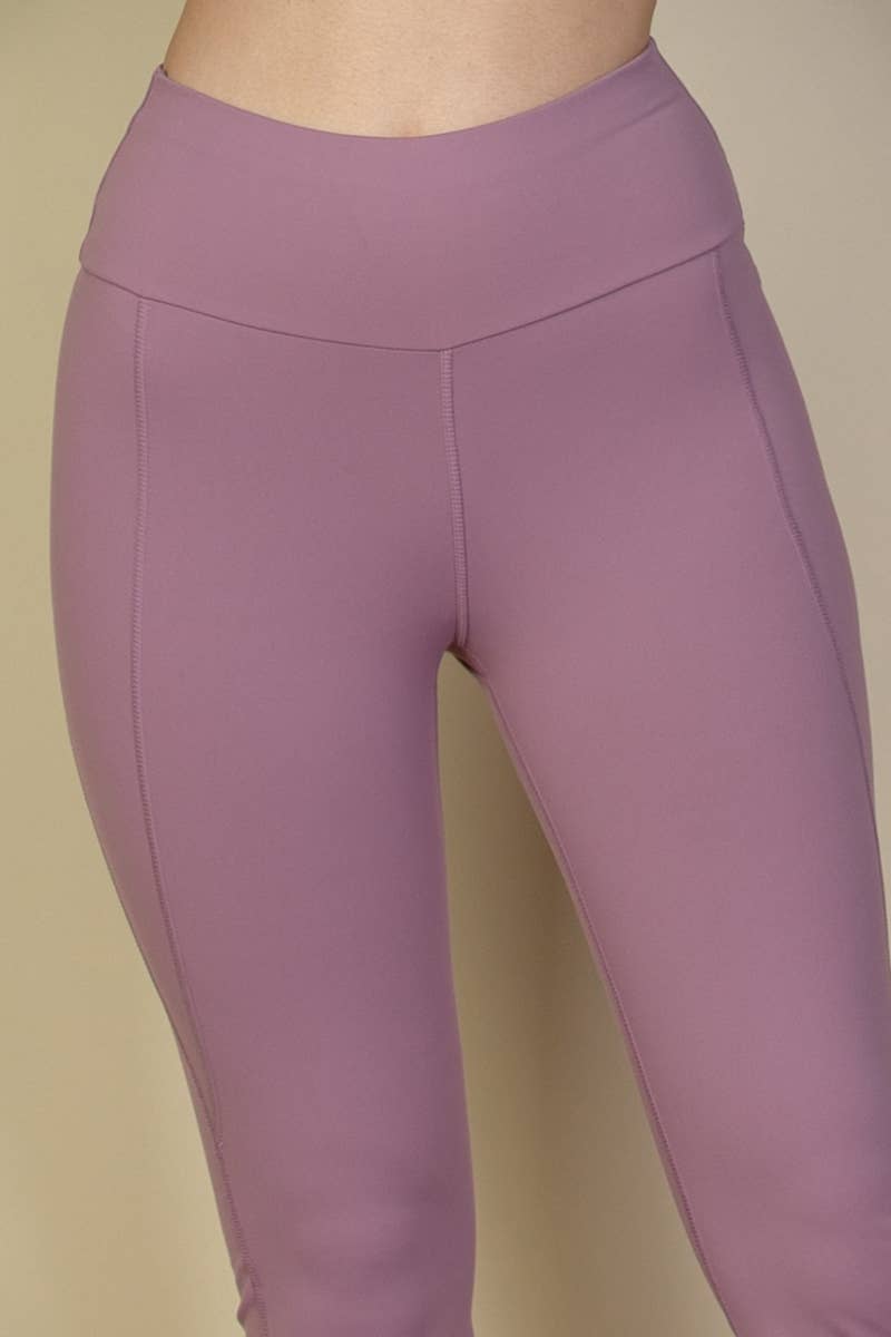 CAPELLA APPAREL - Wholesale Broek - Dames - Flared legging met brede tailleband11