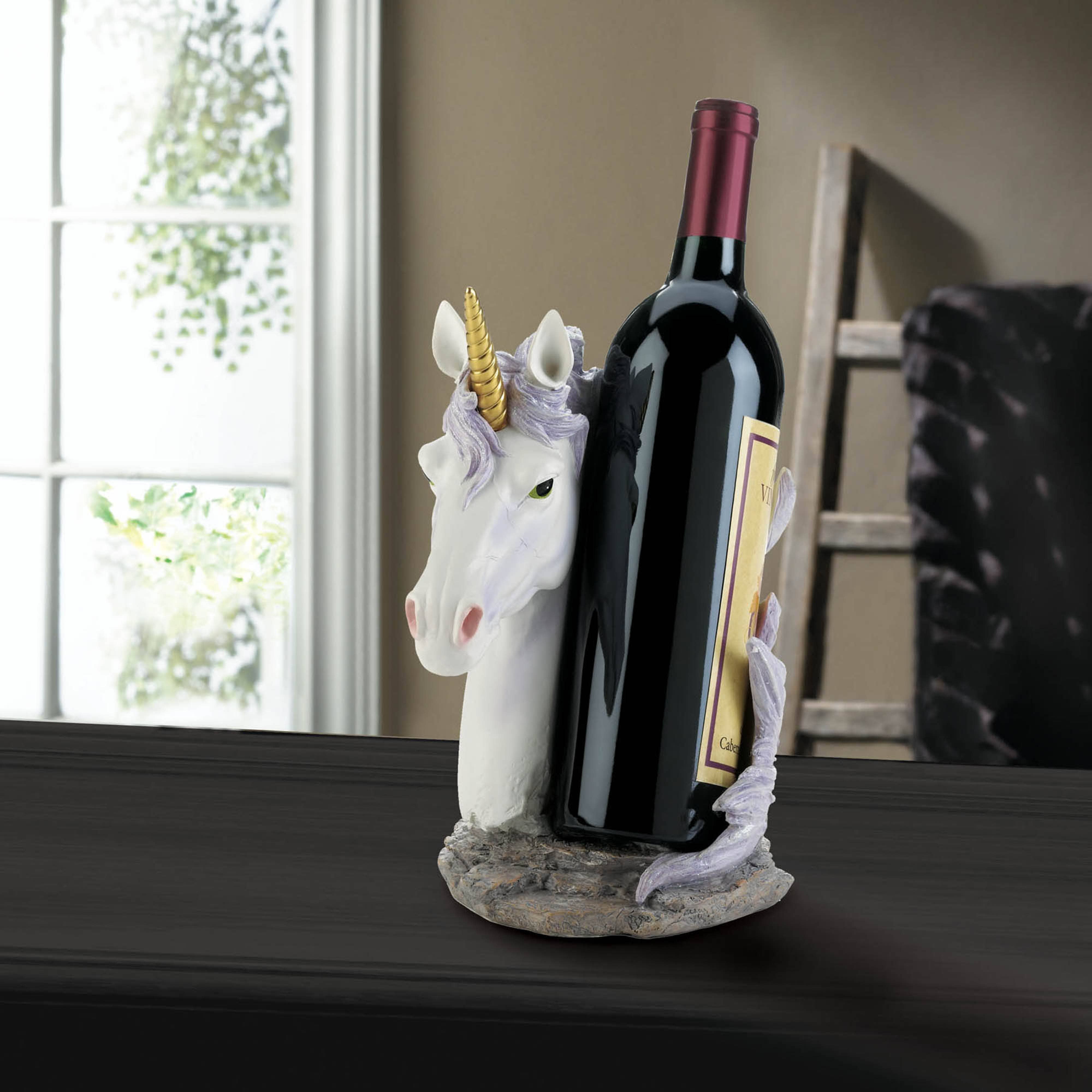 Zingz Home - Wholesale Wine Rack - Unicorn Mane Wrapped Wine Bottle Holder1
