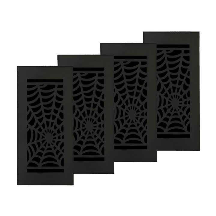 PACK of 4 Spooky Gothic 4"x10" Air Supply louvered for wholesale by Registers and Hardware Hub Inc.
