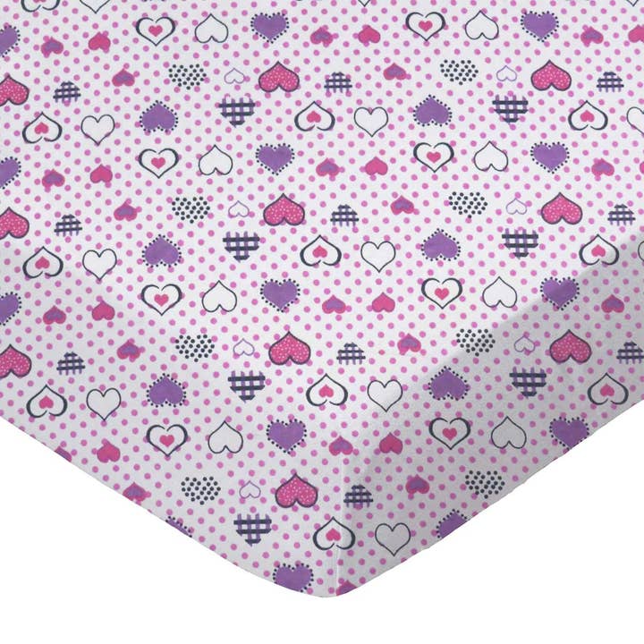 Babyblatt Korbwiege 15 x 33 - Baumwollflanell für den Großhandel von SheetWorld