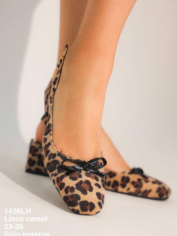 ABELO Shoes - Wholesale Flats/Loafers - Women's - 1456lh lynx camel1